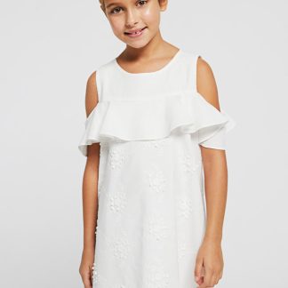 Vestido saia bordada