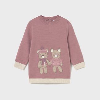 Vestido tricot jacquard